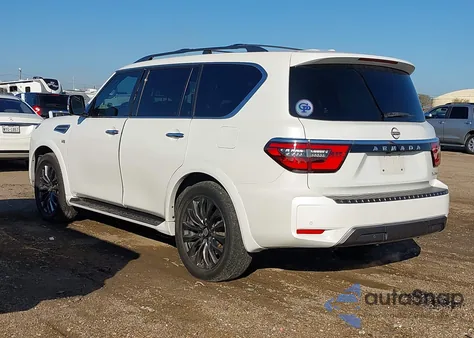 2022 Nissan Armada Platinum 2Wd z USA, uszkodzony, nr VIN JN8AY2DA7N9390176